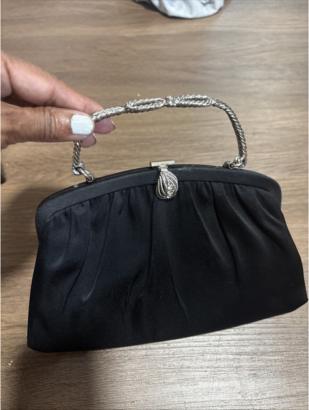 HL U.S.A Black Vintage Mini Purse
